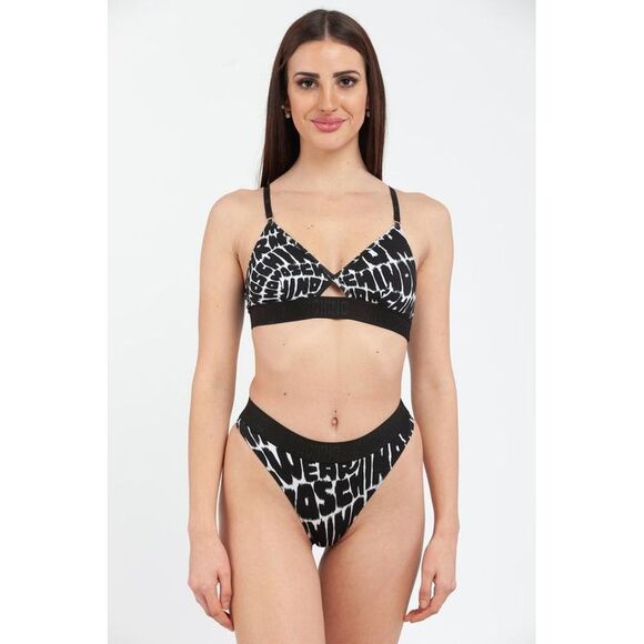Moschino Black Cotton Women's Bikini